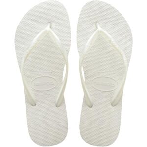 Havaianas Slim, Tongs Élégantes, Durables et Polyvalentes, avec Semelle Texturée pour Adhérence et Soutien, Femme, Blanc, Taille 37-38 EU - Publicité Havaianas Slim, Tongs Élégantes, Durables et Polyvalentes, avec Semelle Texturée pour Adhérence et Soutien, Femme, Blanc, Taille 37-38 EU - Publicité