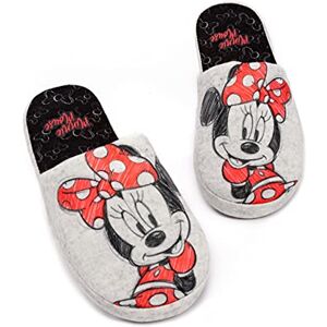 Disney Minnie Souris Pantoufles Femmes Chaussures Maison Grey Slip-On Grey 41-42 EU - Publicité Disney Minnie Souris Pantoufles Femmes Chaussures Maison Grey Slip-On Grey 41-42 EU - Publicité