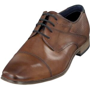 bugatti Homme Chaussure Basse Business en Cuir véritable Lisse, Derby avec Bout croisé et Tige en Relief, Cognac, 41 EU - Publicité bugatti Homme Chaussure Basse Business en Cuir véritable Lisse, Derby avec Bout croisé et Tige en Relief, Cognac, 41 EU - Publicité