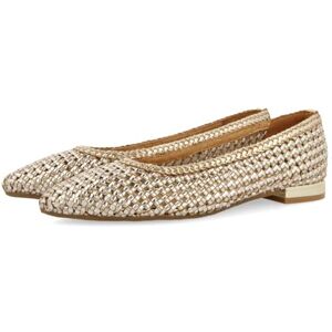 GIOSEPPO BALLERINES EN CUIR TRESSÉ MÉTALLISÉ AVEC BOUT FIN POUR FEMME ATHERTON - Publicité GIOSEPPO BALLERINES EN CUIR TRESSÉ MÉTALLISÉ AVEC BOUT FIN POUR FEMME ATHERTON - Publicité