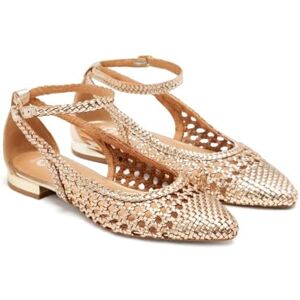 GIOSEPPO BALLERINES TRESSÉES DORÉ POINTE FINE POUR FEMME DELL - Publicité GIOSEPPO BALLERINES TRESSÉES DORÉ POINTE FINE POUR FEMME DELL - Publicité
