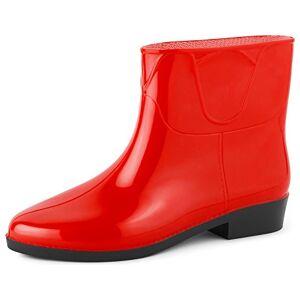 Ladeheid Bottines Bottes de Pluie Chaussure Femme (Rouge, 37 EU) - Publicité Ladeheid Bottines Bottes de Pluie Chaussure Femme (Rouge, 37 EU) - Publicité