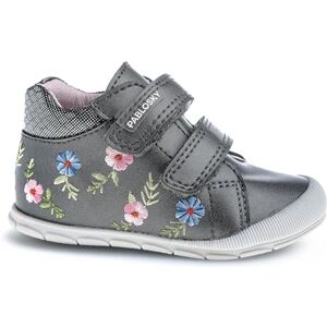 Pablosky Garçon Fille Ziggy Botte Tendance, Argent métallique, 19 EU Large - Publicité Pablosky Garçon Fille Ziggy Botte Tendance, Argent métallique, 19 EU Large - Publicité