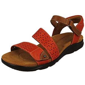 Clarks Kitly Way Sandales compensées à lanières pour femme, Grenadine Orange, 38 EU - Publicité Clarks Kitly Way Sandales compensées à lanières pour femme, Grenadine Orange, 38 EU - Publicité