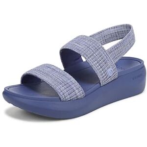 Vionic Sandales plates Sky pour femme, Marlin Blue Gore, 41 EU - Publicité Vionic Sandales plates Sky pour femme, Marlin Blue Gore, 41 EU - Publicité