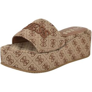 Guess Femme Bintai Sandale, Logo Marron Moyen 210, 39 EU - Publicité Guess Femme Bintai Sandale, Logo Marron Moyen 210, 39 EU - Publicité