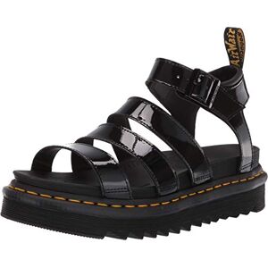 Dr. Martens Chunky 3 Strap Sandal, Sandales Plateforme, Black Patent Lamper, - Publicité Dr. Martens Chunky 3 Strap Sandal, Sandales Plateforme, Black Patent Lamper, - Publicité