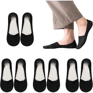 liuchanghe 4 Paires Chaussettes Invisibles Femme, Chaussettes de Ballerine pour Femme pour Talons Hauts Chaussures de Bateau Baskets, 39-44 (Noir) - Publicité liuchanghe 4 Paires Chaussettes Invisibles Femme, Chaussettes de Ballerine pour Femme pour Talons Hauts Chaussures de Bateau Baskets, 39-44 (Noir) - Publicité