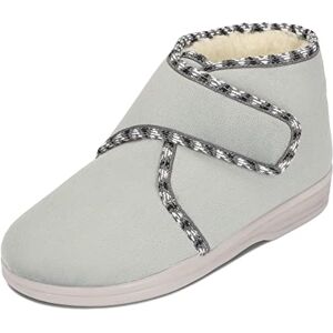 BAWAL Chaussons d'hiver Chauds Pour Femmes Doublé de Laine Velours Coloré 36-41 EU (Gris, Système Taille Chaussures EU, Adulte, Numérique, Moyen, 38) - Publicité BAWAL Chaussons d'hiver Chauds Pour Femmes Doublé de Laine Velours Coloré 36-41 EU (Gris, Système Taille Chaussures EU, Adulte, Numérique, Moyen, 38) - Publicité