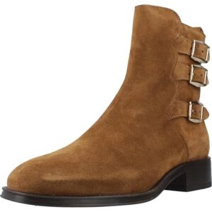 ALPE Bottines avec talon large et bas, pointe fine, daim, cuir, boucles décoratives, bottines de cheville, fermeture éclair, pour femme, Cuir, 37 EU - Publicité ALPE Bottines avec talon large et bas, pointe fine, daim, cuir, boucles décoratives, bottines de cheville, fermeture éclair, pour femme, Cuir, 37 EU - Publicité