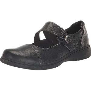 Clarks Carleigh Mary Jane Plat en Cuir pour Femme, Cuir Noir, 38.5 EU Large - Publicité Clarks Carleigh Mary Jane Plat en Cuir pour Femme, Cuir Noir, 38.5 EU Large - Publicité