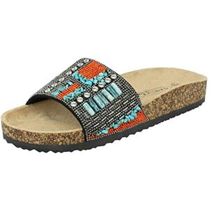 Spot On Mules à perles pour femme. Noir Noir , 38 EU - Publicité Spot On Mules à perles pour femme. Noir Noir , 38 EU - Publicité