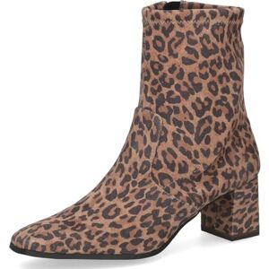 CAPRICE Bottines femme à talons à fermeture éclair véganes, Multicolore (Leo Stretch), 36 EU - Publicité CAPRICE Bottines femme à talons à fermeture éclair véganes, Multicolore (Leo Stretch), 36 EU - Publicité