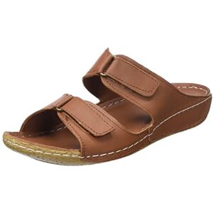 Andrea Conti Mules pour Femme, Cognac, 41 EU - Publicité Andrea Conti Mules pour Femme, Cognac, 41 EU - Publicité