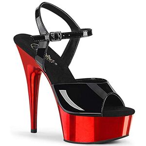 Pleaser DELIGHT-609 Blk Pat/Red Chrome UK 11 (EU 44) - Publicité Pleaser DELIGHT-609 Blk Pat/Red Chrome UK 11 (EU 44) - Publicité