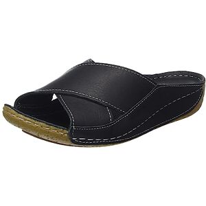 Andrea Conti Mules pour Femme, Noir, 36 EU - Publicité Andrea Conti Mules pour Femme, Noir, 36 EU - Publicité