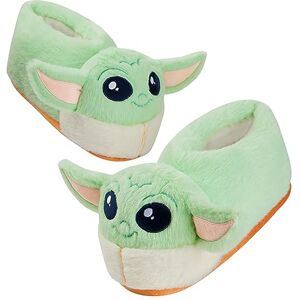 Disney Chaussons Enfant Fantaisie Pantoufle Chaude Peluche Chausson Rigolo Mixte Idée Cadeau Stitch Baby Yoda (Vert Baby Yoda, 28-29) - Publicité Disney Chaussons Enfant Fantaisie Pantoufle Chaude Peluche Chausson Rigolo Mixte Idée Cadeau Stitch Baby Yoda (Vert Baby Yoda, 28-29) - Publicité