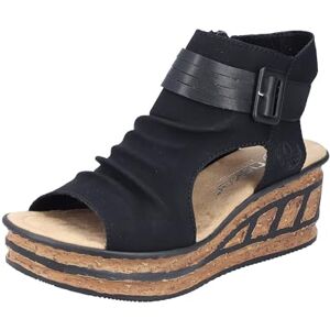 Rieker Sandales pour femme 68191, Noir, 37 EU - Publicité Rieker Sandales pour femme 68191, Noir, 37 EU - Publicité