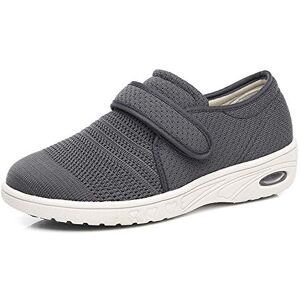 Nwarmsouth Chaussures à Coussin d'air pour diabétiques,Chaussures vieillesse réglables, pieds enflés et baskets respirantes-gris_44,Chaussures Diabétiques Ajustables Unisexe - Publicité Nwarmsouth Chaussures à Coussin d'air pour diabétiques,Chaussures vieillesse réglables, pieds enflés et baskets respirantes-gris_44,Chaussures Diabétiques Ajustables Unisexe - Publicité