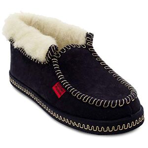Andrés Machado Chaussons pour homme et femme pour l´hiver Slipper bottines BAMARA – Tissu en suédine et doublure en laine – Semelle de marche en caoutchouc -Bleu Marine, EU 32 - Publicité Andrés Machado Chaussons pour homme et femme pour l´hiver Slipper bottines BAMARA – Tissu en suédine et doublure en laine – Semelle de marche en caoutchouc -Bleu Marine, EU 32 - Publicité