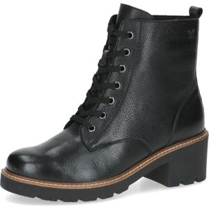 CAPRICE Bottines femme en cuir doublées, Noir (Black Nappa), 36 EU - Publicité CAPRICE Bottines femme en cuir doublées, Noir (Black Nappa), 36 EU - Publicité