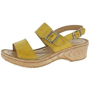 Andrea Conti Sandales pour Femme Talon, Citron, 39 EU - Publicité Andrea Conti Sandales pour Femme Talon, Citron, 39 EU - Publicité