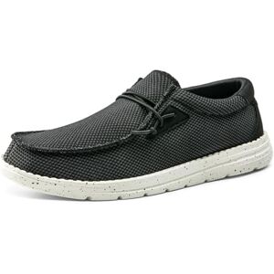 Bruno Marc Mocassins décontractés à enfiler pour homme, chaussures extensibles 1.0, noir/blanc, 44.5 EU - Publicité Bruno Marc Mocassins décontractés à enfiler pour homme, chaussures extensibles 1.0, noir/blanc, 44.5 EU - Publicité