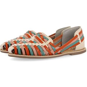 GIOSEPPO BALLERINES EN PEAU DE TYPE HUARACHE MULTICOLORE À LANIÈRES POUR FEMME KLONDIKE - Publicité GIOSEPPO BALLERINES EN PEAU DE TYPE HUARACHE MULTICOLORE À LANIÈRES POUR FEMME KLONDIKE - Publicité