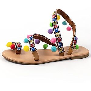 Generic Sandales Plates D'été pour Femmes Pantoufles Plates Décontractées Bohèmes Chaussures de Plage Chaussures de Marche,Beige,38 EU/7 US - Publicité Generic Sandales Plates D'été pour Femmes Pantoufles Plates Décontractées Bohèmes Chaussures de Plage Chaussures de Marche,Beige,38 EU/7 US - Publicité