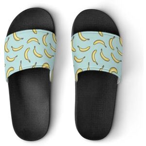 Qjjinxior Pantoufles antidérapantes jaunes bananes pour hommes et femmes, claquettes de douche, Style Noir, 42.5 EU - Publicité Qjjinxior Pantoufles antidérapantes jaunes bananes pour hommes et femmes, claquettes de douche, Style Noir, 42.5 EU - Publicité