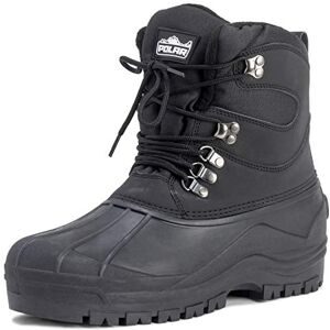 Polar Hommes Short Filet De Nylon Avec Superposition Canard Imperméable Sole Lacer Hiver Neige Bottes Noir UK7/EU41 YC0439 - Publicité Polar Hommes Short Filet De Nylon Avec Superposition Canard Imperméable Sole Lacer Hiver Neige Bottes Noir UK7/EU41 YC0439 - Publicité