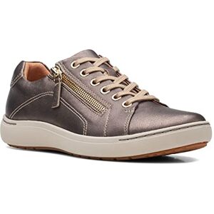 Clarks Baskets Nalle en Dentelle pour Femme, Bronze métallisé, 37.5 EU - Publicité Clarks Baskets Nalle en Dentelle pour Femme, Bronze métallisé, 37.5 EU - Publicité