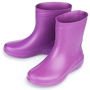 ESTRO Botte de Pluie Femme Botte Caoutchouc Femme Bottine Pluie Femme Bottes en Caoutchouc Bottes Femmes CR01 (36 EU, Prune) - Publicité ESTRO Botte de Pluie Femme Botte Caoutchouc Femme Bottine Pluie Femme Bottes en Caoutchouc Bottes Femmes CR01 (36 EU, Prune) - Publicité