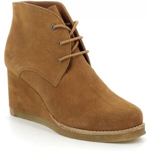 Kickers Week, Bottillons Femme, Camel, 38 - Publicité Kickers Week, Bottillons Femme, Camel, 38 - Publicité