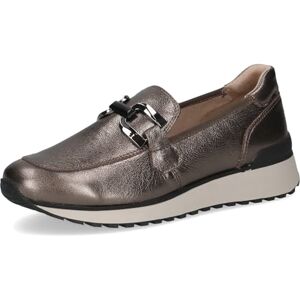Caprice Mocassins Femme en Cuir Confort, Métallique (Piombo Metal), 39 EU - Publicité Caprice Mocassins Femme en Cuir Confort, Métallique (Piombo Metal), 39 EU - Publicité