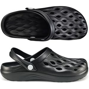 ESTRO Sabot de Jardin Femme Sabot Jardin Femme Mules Plastique Léger Gomme Chaussures Sabots Homme Sabots de Jardin Homme CF01 (44 EU, Noir) - Publicité ESTRO Sabot de Jardin Femme Sabot Jardin Femme Mules Plastique Léger Gomme Chaussures Sabots Homme Sabots de Jardin Homme CF01 (44 EU, Noir) - Publicité