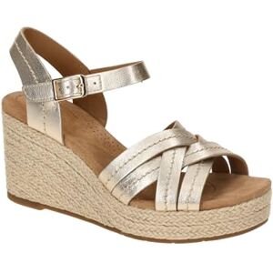 Clarks Femme Sabina Strap Sandale, Champagne, 36 EU - Publicité Clarks Femme Sabina Strap Sandale, Champagne, 36 EU - Publicité