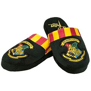 Harry Potter Groovy UK Poudlard Pantoufles Mules pour Femme, 38/40, Noir/Bordeaux/Jaune - Publicité Harry Potter Groovy UK Poudlard Pantoufles Mules pour Femme, 38/40, Noir/Bordeaux/Jaune - Publicité