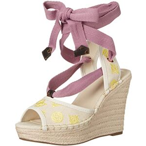Guess Femme Halona Sandale cale, Beige Lilas, 37.5 EU - Publicité Guess Femme Halona Sandale cale, Beige Lilas, 37.5 EU - Publicité