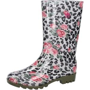 Lico Femme Aquata Botte de Pluie, Noir, Blanc, Rose, 41 EU - Publicité Lico Femme Aquata Botte de Pluie, Noir, Blanc, Rose, 41 EU - Publicité