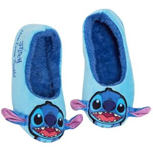 Disney Lilo & Stitch Chaussons pour Femmes Filles Adolescentes à Enfiler Type Ballerine Chaussettes Chaussons, bleu, 41 EU - Publicité Disney Lilo & Stitch Chaussons pour Femmes Filles Adolescentes à Enfiler Type Ballerine Chaussettes Chaussons, bleu, 41 EU - Publicité