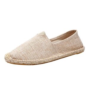 Dooxi Hommes Femmes Amoureux Décontractée Plat Loafers Chaussures Mode Confort Espadrilles 45(27.5cm) - Publicité