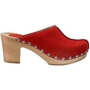 ESTRO Sabots Femme en Cuir Chaussures Hôpital Mules Femmes Sabots Orthopédiques CDL03 (Rouge, 35) - Publicité ESTRO Sabots Femme en Cuir Chaussures Hôpital Mules Femmes Sabots Orthopédiques CDL03 (Rouge, 35) - Publicité