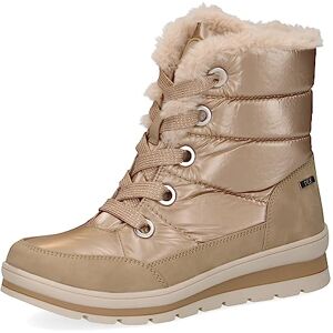 CAPRICE Bottes d’hiver femme sans talon véganes déperlantes, Marron (Taupe Comb), 38 EU - Publicité CAPRICE Bottes d’hiver femme sans talon véganes déperlantes, Marron (Taupe Comb), 38 EU - Publicité