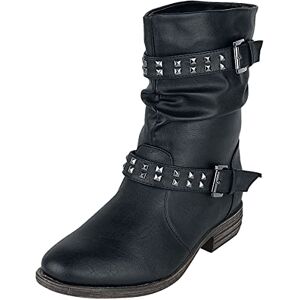 Brandit Biker Studs Bottes Femme Noir Noir, 4 EU - Publicité Brandit Biker Studs Bottes Femme Noir Noir, 4 EU - Publicité