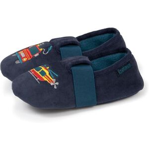 Isotoner Chaussons pantoufles Mocassins garçon suédine, semelle antidérante, 31/32, marine - Publicité Isotoner Chaussons pantoufles Mocassins garçon suédine, semelle antidérante, 31/32, marine - Publicité