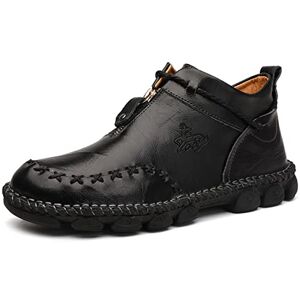 Asifn Mocassins d'affaires pour Hommes avec Fermeture à Glissière Brogue Respirant Confort Chaussures Mocassin en Cuir Décontractées 45 EU Noir,27.5 CM du Talon aux Orteils - Publicité Asifn Mocassins d'affaires pour Hommes avec Fermeture à Glissière Brogue Respirant Confort Chaussures Mocassin en Cuir Décontractées 45 EU Noir,27.5 CM du Talon aux Orteils - Publicité