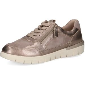 CAPRICE Confort Baskets Basses Femme en Cuir Largeur Confort H, Marron (Taupe Comb), 38 EU - Publicité CAPRICE Confort Baskets Basses Femme en Cuir Largeur Confort H, Marron (Taupe Comb), 38 EU - Publicité