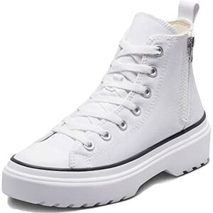 Converse Chuck Taylor All Star Lugged Lift Platform Canvas Sneaker, White White Black, 37 EU - Publicité Converse Chuck Taylor All Star Lugged Lift Platform Canvas Sneaker, White White Black, 37 EU - Publicité