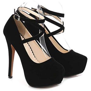 CYwinterB Talons Hauts Sexy en Daim Talon Aiguille Plate-Forme Pompe élégant Bout Rond Bretelles à la Cheville Talons Hauts Chaussures de mariée Chaussures habillées Chaussures pour Femmes 35-46 - Publicité CYwinterB Talons Hauts Sexy en Daim Talon Aiguille Plate-Forme Pompe élégant Bout Rond Bretelles à la Cheville Talons Hauts Chaussures de mariée Chaussures habillées Chaussures pour Femmes 35-46 - Publicité